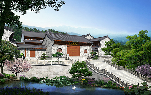 專注寺廟規劃鳥瞰圖公司
